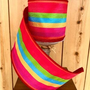 Rainbow Striped Ribbon
